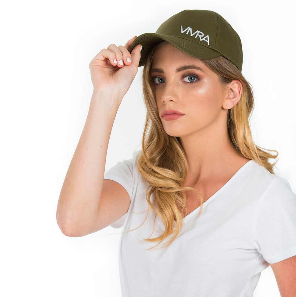 Buy VIVRA khaki Cap - VIVRA